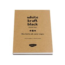 Bloc desen si schite A5, hartie alba-natur-neagra, 110 -240g/mp, 60 file, DACO - Papet