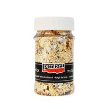 Fulgi de foita M6 imitatie aur-argint P2502 - Papet