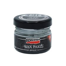 Pasta ceara metalica Silver 50 ml, Pentart P79831 - Papet
