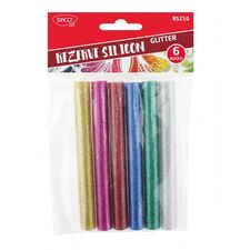 Rezerve pistol de lipit 10mm, DACO Glitter RS210, 6 buc/set - Papet