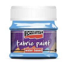 Culori textile 50 ml, Albastru Deschis Pentart P3476/1 - Papet