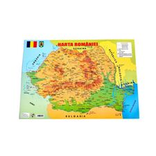 Plansa harta Romaniei A4, ARHI DESIGN - Papet