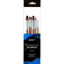 Pensule varfuri mixte pentru Acuarela 7 buc/set ATELIER - Papet