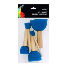 Pensule burete 5 buc/set, ATELIER - Papet