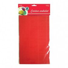 Carton ondulat A4, 5 culori, 5 coli/set, DACO - Papet