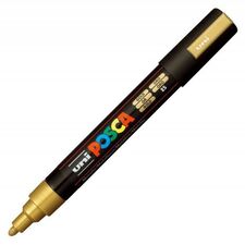 Marker Uni PC-5M POSCA 1.8-2.5 mm, Auriu - Papet