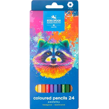 Creioane colorate KOH-I-NOOR Raton, 24 culori/set - Papet