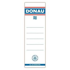 Etichete albe pentru biblioraft de 7,5cm, 20 buc/set, DONAU - Papet