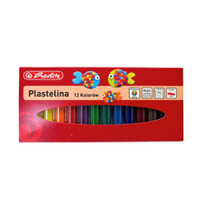 Plastilina HERLITZ, 12 culori/set - Papet