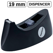 Dispencer de birou, banda adeziva 19 mm, CENTRUM, Negru - Papet