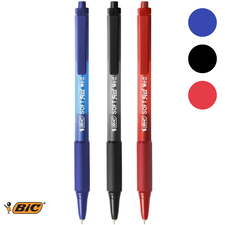 Pix cu mecanism 1.0mm, BIC Soft Feel Clic, ALEGE CULOAREA: Albastru - Papet