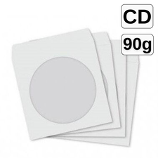 Plic CD alb cu fereastra - Papet