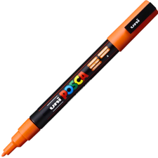 Marker Uni PC-3M Posca 0.9-1.3 mm Portocaliu - Papet