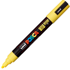 Marker Uni PC-5M POSCA 1.8-2.5 mm, Galben - Papet