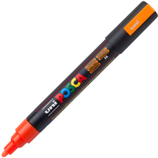Marker Uni PC-5M POSCA 1.8-2.5 mm, Portocaliu Inchis - Papet