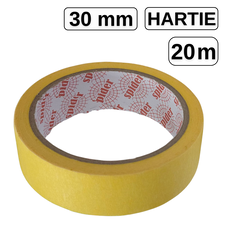 Banda adeziva din hartie 30mm x 20m, SPIDER - Papet