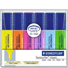 Textmarker STAEDTLER Classic, 6 buc/set - Papet