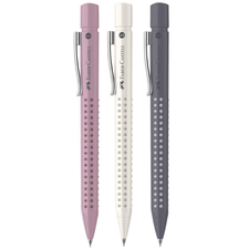 Creion mecanic 0,5 mm, FABER-CASTELL Grip 2010, ALEGE CULOAREA: Alb - Papet