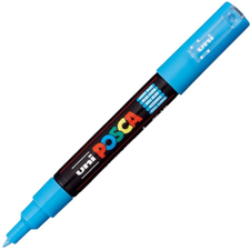 Marker UNI PC-1M POSCA 0.7 mm, Albastru deschis - Papet