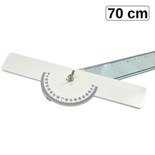 Teu din plastic cu raportor rotativ, 70 cm - Papet