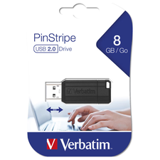 Stick USB 8 GB VERBATIM PinStripe 2.0 - Papet