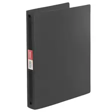 Caiet mecanic cu coperti flexibile A4, 4 inele, 25 mm, OPTIMA, ALEGE CULOAREA: Negru - Papet