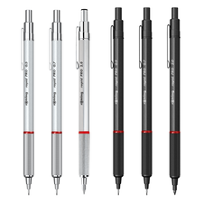 Creion mecanic ROTRING Rapid Pro, ALEGE GROSIMEA: 0.7 mm - argintiu - Papet