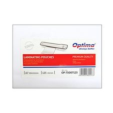 Folie laminare A7, 125 microni, 100 buc/top, OPTIMA - Papet