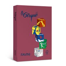 Carton colorat Bordo A4, FAVINI, 160 g/mp, 250 coli/top, cod culoare 302 - Papet