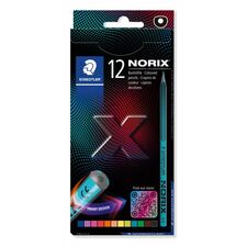 Creioane colorate STAEDTLER Norix, 12 culori/set - Papet