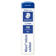 Mine creion mecanic 1.3 mm, 12 buc/set, STAEDTLER Mars Micro Carbon, duritate HB - Papet