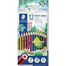 Creioane colorate STAEDTLER Noris hexagonale, 12 culori/set - Papet