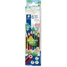 Creioane colorate STAEDTLER Noris hexagonale, 6 culori/set - Papet