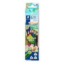 Creioane colorate STAEDTLER Noris triunghiulare, 6 culori/set - Papet