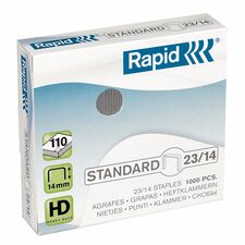Capse 23/14, 1000 buc/cutie RAPID Standard - Papet