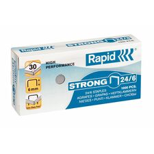 Capse 24/6, 1000 buc/cutie RAPID Strong - Papet