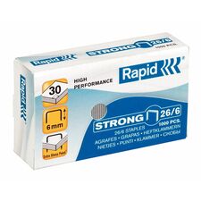 Capse 26/6, 1000 buc/cutie RAPID Strong - Papet