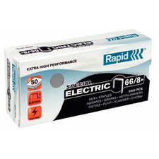 Capse 66/8+ pentru capsator electric, 5000 buc/cutie, RAPID Special Electric STRONG - Papet