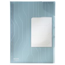 Mapa plastic A4 cu perforatii si 3 separatoare, 3 buc/set, LEITZ Jumbo - Papet