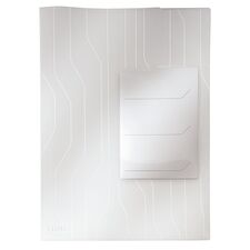 Mapa plastic A4 cu perforatii, 3 separatoare si eticheta, 3 buc/set, LEITZ CombiFile - Papet