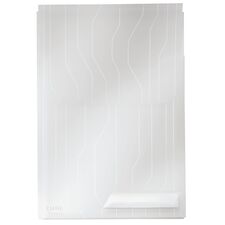 Mapa plastic A4 cu perforatii si burduf 2 cm, 3 buc/set, LEITZ Combifile Jumbo Transparenta - Papet
