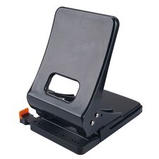 Perforator metalic, DELI Efortless, negru, 45 coli - Papet