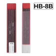 Mine creion mecanic 2 mm, 12 buc/set, KOH-I-NOOR Toison D`Or, duritati mina HB-B8, ALEGE DURITATE MINA: 6B - Papet