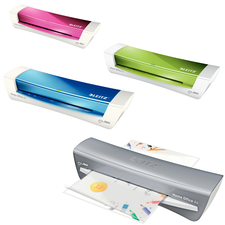 Laminator A4, LEITZ iLAM Home Office, ALEGE CULOAREA: Roz - Papet