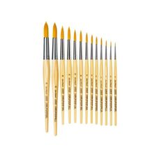 Pensula varf rotund, par sintetic, DA VINCI 303 Junior, Alege varianta: Nr. 4 - Papet