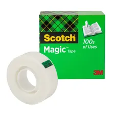 Banda adeziva invizibila Magic, 19 mm x 33 m, 3M SCOTCH Mat - Papet