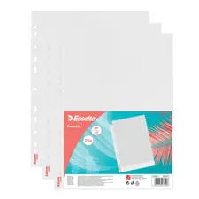 File protectie transparente, 43 microni, 25 buc/set, A4, ESSELTE Colour Breeze - Papet