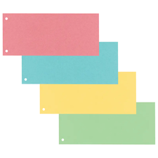 Separatoare biblioraft, 2 perforatii, 100 file/set, ESSELTE, ALEGE CULOAREA: Verde - Papet