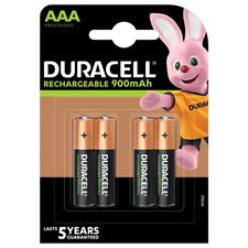 Acumulatori DURACELL 1.2V AAA LR3 Ni-MH, 4 buc/blister, 900mAh, preincarcati - Papet