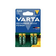 Acumulatori VARTA 1.2V AAA LR3 Ni-MH, 3+1 gratis, 800mAh, preincarcati - Papet